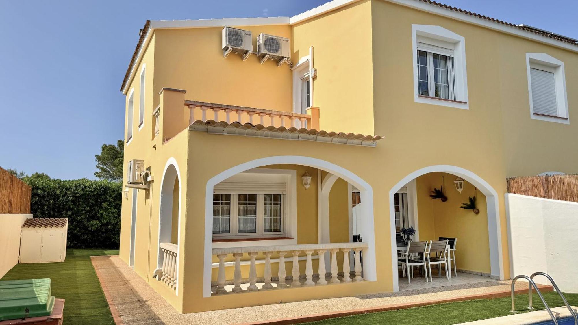 Chalet Villafranca Menorca Con Piscina Privada Cala'N Bosch  Exterior foto